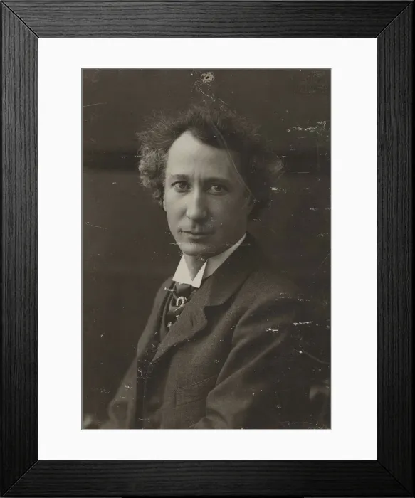 Framed Print : Portrait of pianist and composer Emil von Sauer (1862-1942), c Framed Print : Portrait of pianist and composer Emil von Sauer (1862-1942), c