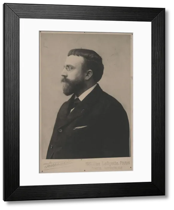 Framed Print : Portrait of the Composer Paul Vidal (1863-1931). Creator: Anonymous Framed Print : Portrait of the Composer Paul Vidal (1863-1931). Creator: Anonymous