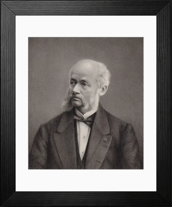 Framed Print : Portrait of the violinist and composer Henri Vieuxtemps (1820-1881), 1895. Creator: Anonymous Framed Print : Portrait of the violinist and composer Henri Vieuxtemps (1820-1881), 1895. Creator: Anonymous
