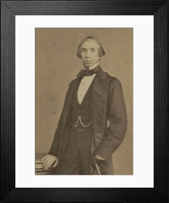 Framed Print : Portrait of the Composer Henry Brinley Richards (1817-1885), ca 1855. Creator: Anonymous Framed Print : Portrait of the Composer Henry Brinley Richards (1817-1885), ca 1855. Creator: Anonymous