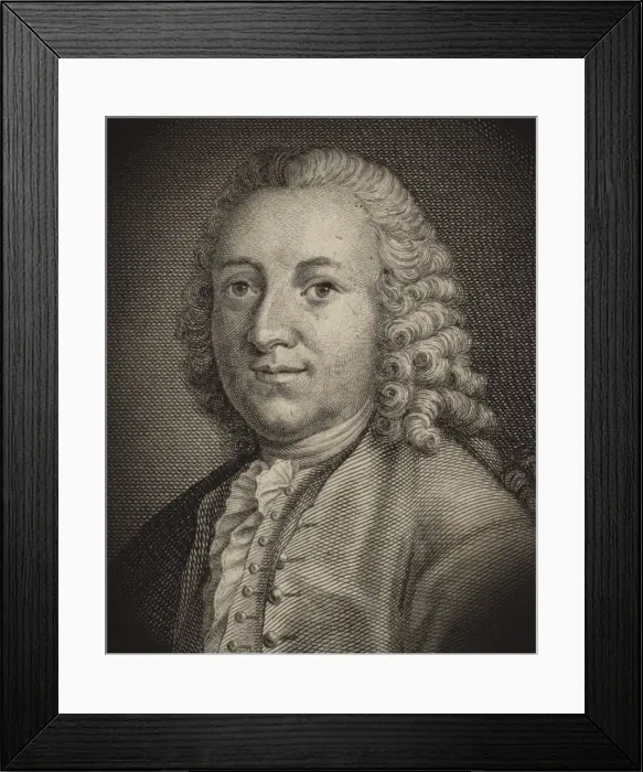 Framed Print : Portrait of the Composer Frantisek Tuma (1704-1774), 1770. Creator: Balzer, Johann (1738-1799) Framed Print : Portrait of the Composer Frantisek Tuma (1704-1774), 1770. Creator: Balzer, Johann (1738-1799)