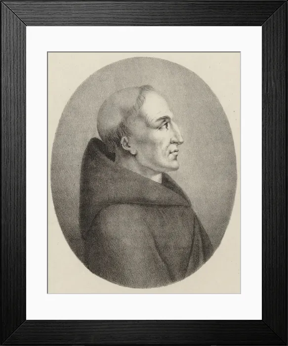 Framed Print : Portrait of the organist and composer Francesco Antonio Vallotti (1697-1780), 1816 Framed Print : Portrait of the organist and composer Francesco Antonio Vallotti (1697-1780), 1816