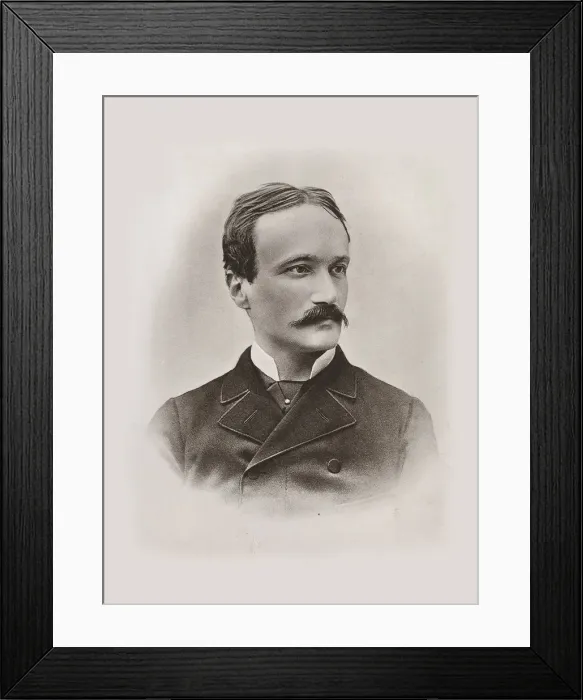 Framed Print : Portrait of the librettist and composer Arrigo Boito (1842-1918), 1884. Creator: Anonymous Framed Print : Portrait of the librettist and composer Arrigo Boito (1842-1918), 1884. Creator: Anonymous