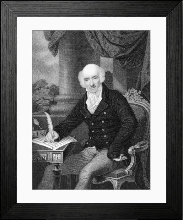 Framed Print : Portrait of the composer Giovanni Battista Viotti (1755-1824), ca 1820. Creator: Meyer