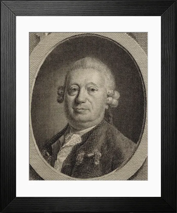 Framed Print : Portrait of the Composer Johann Heinrich Rolle (1716-1785), 1780. Creator: Geyser Framed Print : Portrait of the Composer Johann Heinrich Rolle (1716-1785), 1780. Creator: Geyser