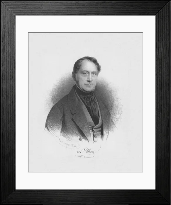 Framed Print : Portrait of the conductor and composer Nicolas-Lambert Wery (1789-1867), 1842 Framed Print : Portrait of the conductor and composer Nicolas-Lambert Wery (1789-1867), 1842