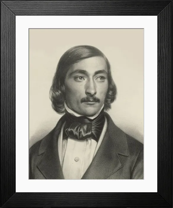 Framed Print : Portrait of the violinist and composer Delphin Alard (1815-1888), c. 1840. Creator: Anonymous Framed Print : Portrait of the violinist and composer Delphin Alard (1815-1888), c. 1840. Creator: Anonymous
