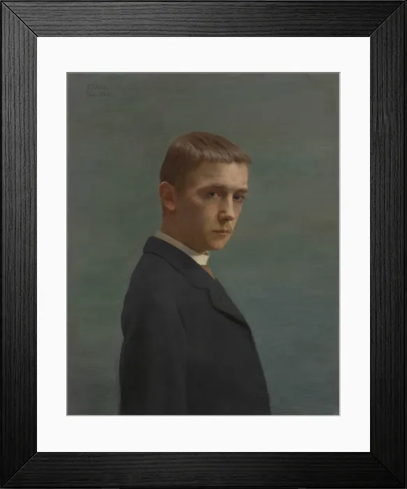 Framed Print : Self-Portrait at the Age of Twenty (Autoportrait a l?age de vingt ans), 1885 Framed Print : Self-Portrait at the Age of Twenty (Autoportrait a l?age de vingt ans), 1885
