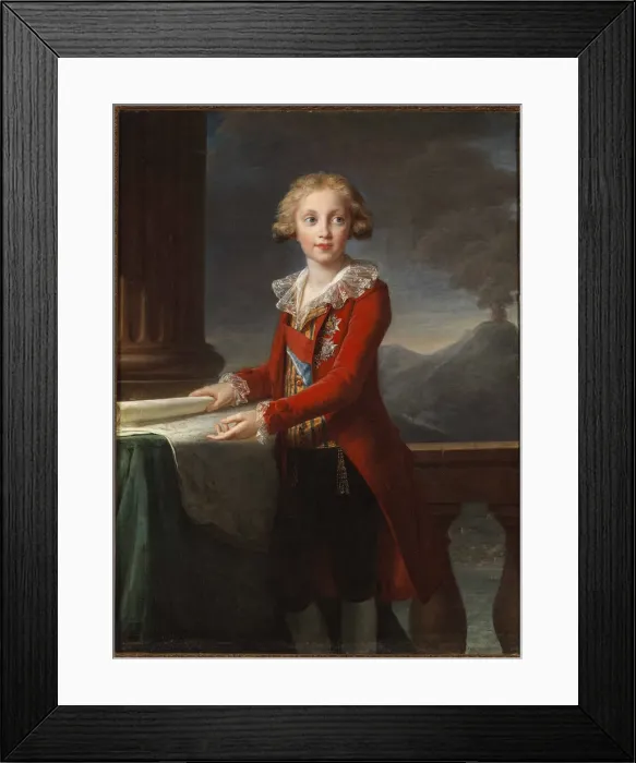 Framed Print : Portrait of King Francis I of the Two Sicilies (1777-1830), 1790. Creator: Vigee Le Brun Framed Print : Portrait of King Francis I of the Two Sicilies (1777-1830), 1790. Creator: Vigee Le Brun