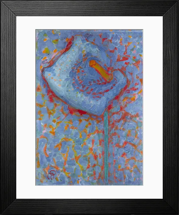 Framed Print : Arum Lily, 1908-1909. Creator: Mondrian, Piet (1872-1944) Framed Print : Arum Lily, 1908-1909. Creator: Mondrian, Piet (1872-1944)