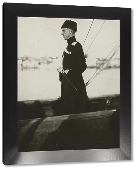 Baron Pyotr Nikolayevich Wrangel on the Yacht Lucullus. Lemnos, 1921. Creator: Anonymous
