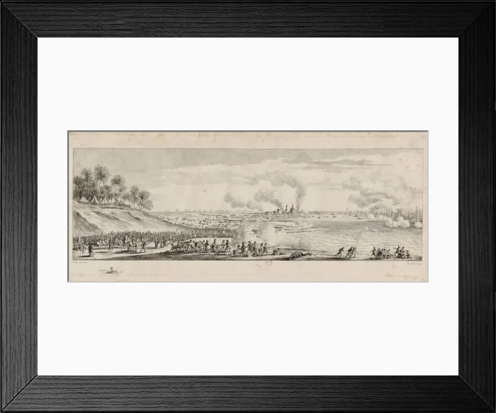 Framed Print : Battle of Aboukir, 25 July 1799, 1802. Creator: Duplessis-Bertaux, Jean (1747-1820) Framed Print : Battle of Aboukir, 25 July 1799, 1802. Creator: Duplessis-Bertaux, Jean (1747-1820)