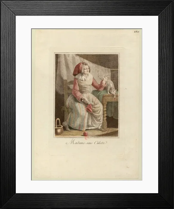Framed Print : Madame Sans-Culotte, ca 1794. Creator: Anonymous Framed Print : Madame Sans-Culotte, ca 1794. Creator: Anonymous