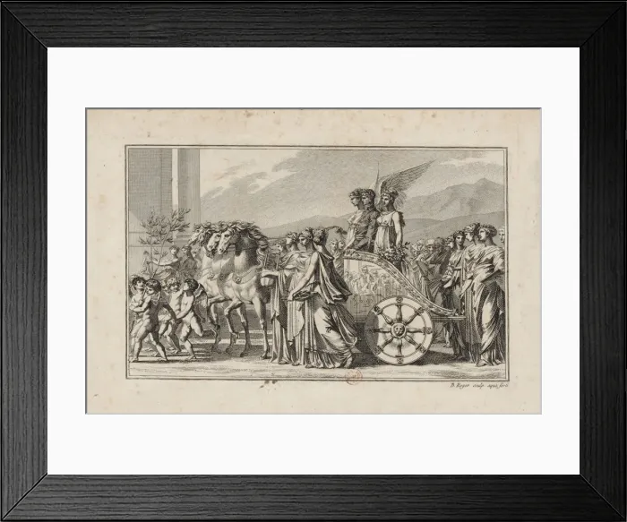 Framed Print : Triumph of Napoleon, First Consul, 1801. Creator: Roger, Barthelemy (1770-1841) Framed Print : Triumph of Napoleon, First Consul, 1801. Creator: Roger, Barthelemy (1770-1841)