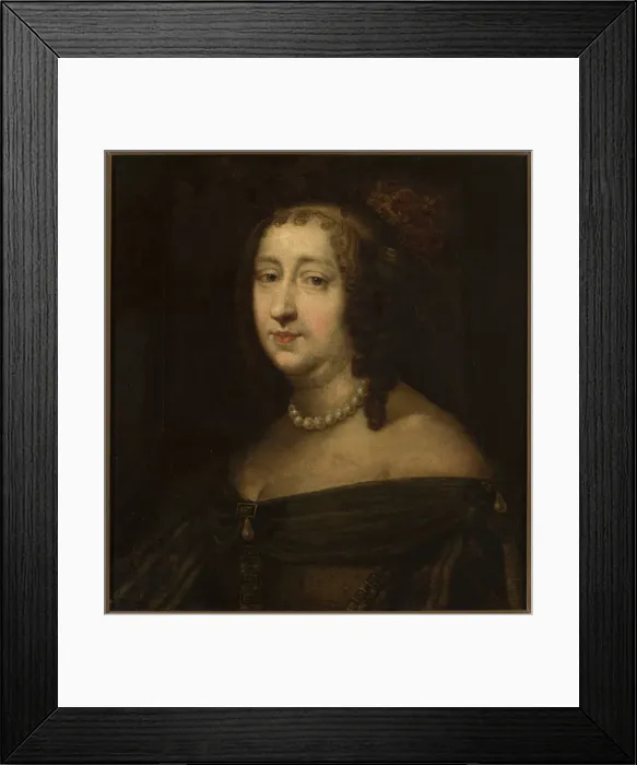 Framed Print : Portrait of Marie Louise Gonzaga (1611-1667), Queen of Poland, Mid of 17th cen Creator Framed Print : Portrait of Marie Louise Gonzaga (1611-1667), Queen of Poland, Mid of 17th cen Creator