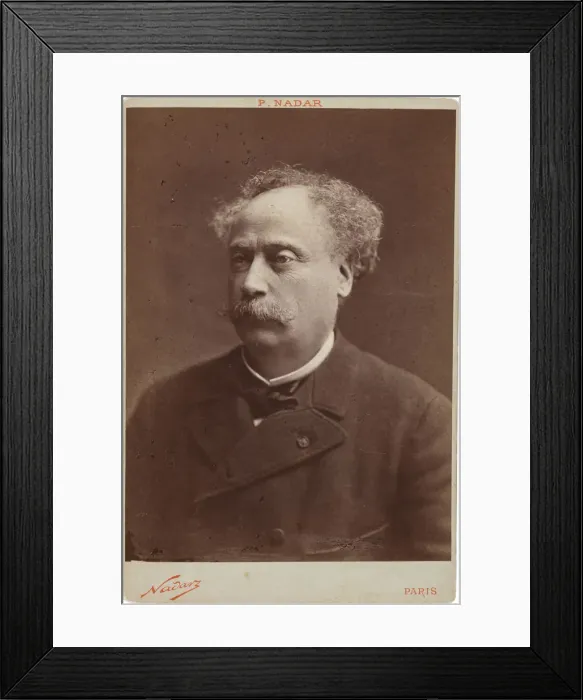 Framed Print : Alexandre Dumas, fils (1824-1895), c. 1886. Creator: Nadar, Paul (1856-1939) Framed Print : Alexandre Dumas, fils (1824-1895), c. 1886. Creator: Nadar, Paul (1856-1939)