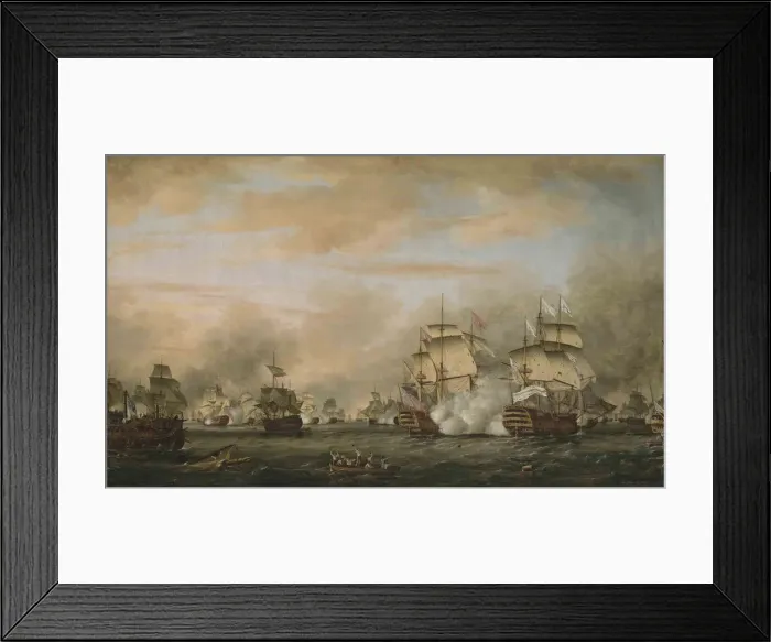 Framed Print : The Battle of the Saintes, 12 April 1782 Framed Print : The Battle of the Saintes, 12 April 1782