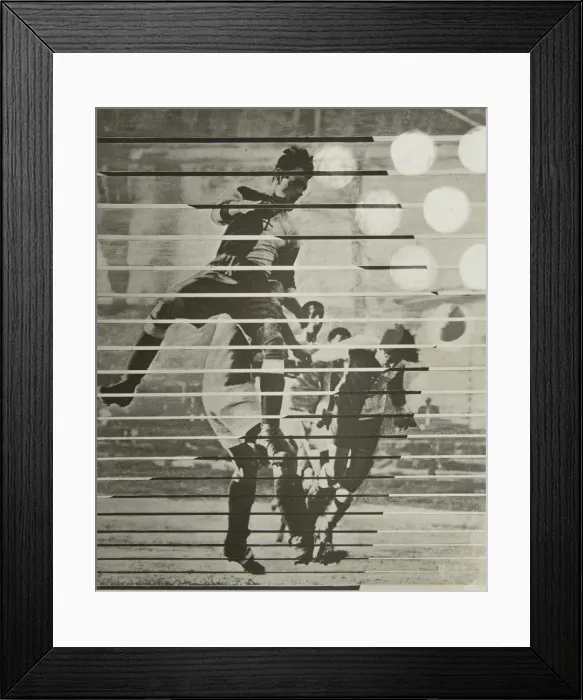Framed Print : Footballer, 1926. Creator: Lissitzky, El (1890-1941) Framed Print : Footballer, 1926. Creator: Lissitzky, El (1890-1941)