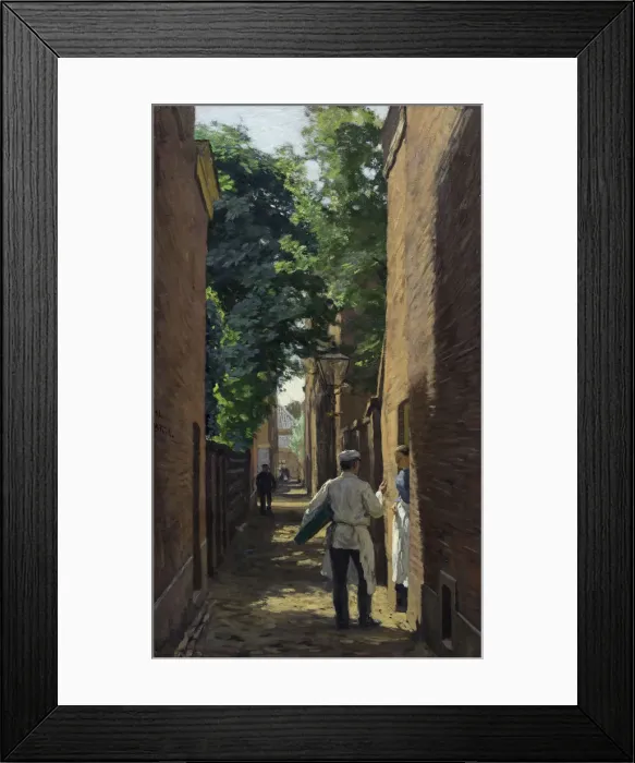 Framed Print : Alley, 1896. Creator: Tholen, Willem Bastiaan (1860-1931) Framed Print : Alley, 1896. Creator: Tholen, Willem Bastiaan (1860-1931)