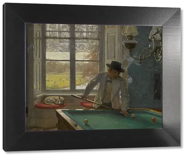 The Billiards Player, 1896. Creator: Tholen, Willem Bastiaan (1860-1931)