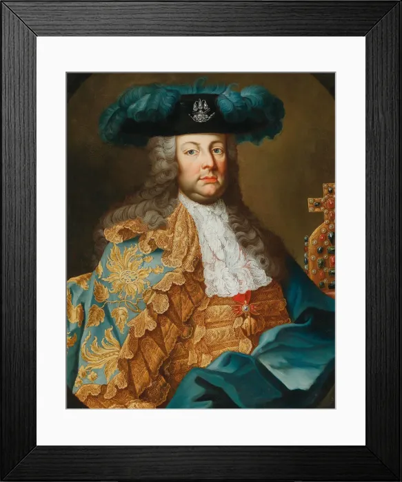 Framed Print : Portrait of Emperor Francis I of Austria (1708-1765). Creator: Mijtens (Meytens), Martin van Framed Print : Portrait of Emperor Francis I of Austria (1708-1765). Creator: Mijtens (Meytens), Martin van