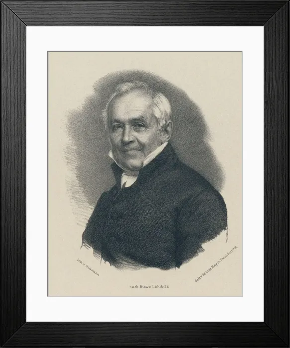 Framed Print : Portrait of Ernst Moritz Arndt (1769-1860). Creator: Anonymous Framed Print : Portrait of Ernst Moritz Arndt (1769-1860). Creator: Anonymous