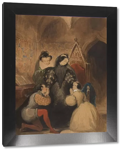 Mary Stuart blessing Roland Groeme and Catherine Seyton