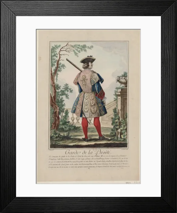 Framed Print : Gardes de la prevote, 1756. Creator: De Fehrt, Antoine Jean (1723-1774) Framed Print : Gardes de la prevote, 1756. Creator: De Fehrt, Antoine Jean (1723-1774)