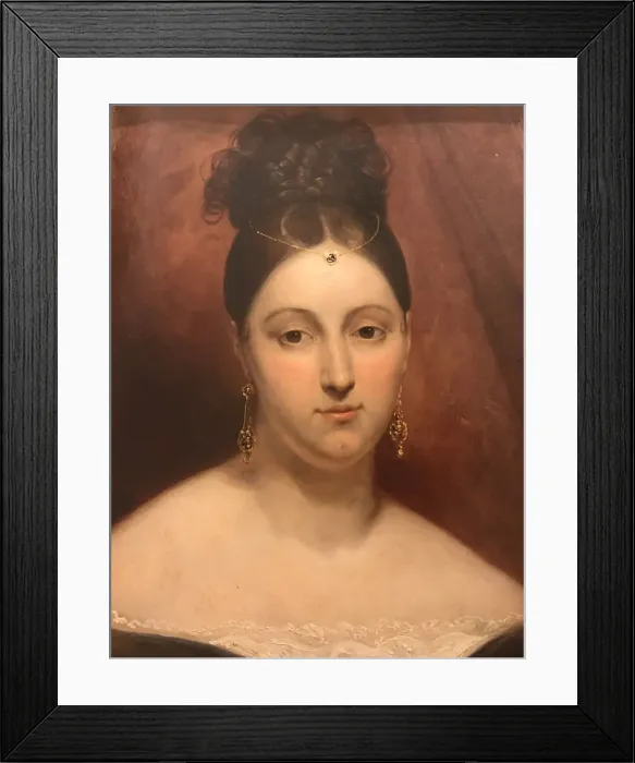 Framed Print : Portrait of the opera singer Maria Malibran (1808-1836), 1831. Creator: Scheffer, Ary (1795-1858) Framed Print : Portrait of the opera singer Maria Malibran (1808-1836), 1831. Creator: Scheffer, Ary (1795-1858)