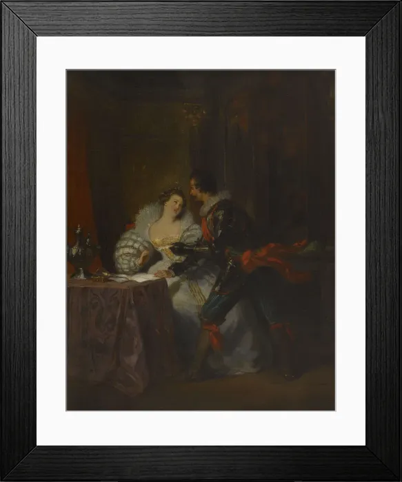 Framed Print : Le Duc et la Duchesse de Guisse. After Henry III and His Courts by Alexandre Dumas Framed Print : Le Duc et la Duchesse de Guisse. After Henry III and His Courts by Alexandre Dumas