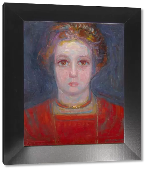 Portrait of a Girl in Red, 1908. Creator: Mondrian, Piet (1872-1944)