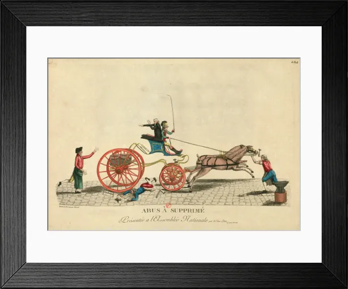 Framed Print : Abus a suppreme, 1789. Creator: Anonymous Framed Print : Abus a suppreme, 1789. Creator: Anonymous