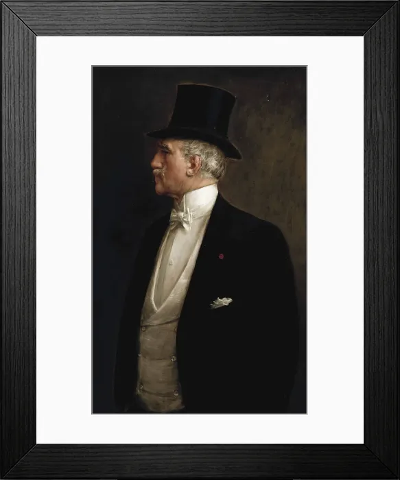 Framed Print : Self-Portrait, c. 1909. Creator: Beraud, Jean (1849-1936) Framed Print : Self-Portrait, c. 1909. Creator: Beraud, Jean (1849-1936)