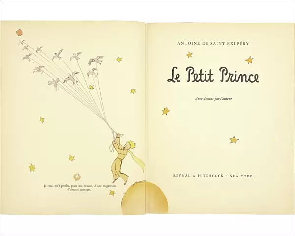 The Little Prince (Le Petit Prince), 1942-1943. Creator: Saint-Exupery, Antoine de