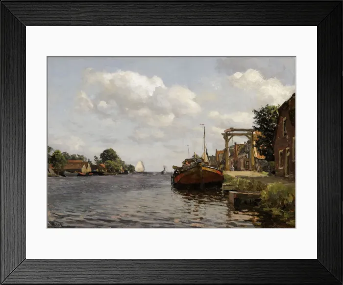 Framed Print : Oude Wetering, 1904. Creator: Tholen, Willem Bastiaan (1860-1931) Framed Print : Oude Wetering, 1904. Creator: Tholen, Willem Bastiaan (1860-1931)