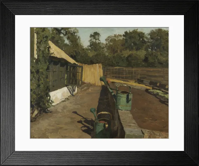 Framed Print : Vegetable Garden at Ewijkshoeve, 1895. Creator: Tholen, Willem Bastiaan (1860-1931) Framed Print : Vegetable Garden at Ewijkshoeve, 1895. Creator: Tholen, Willem Bastiaan (1860-1931)