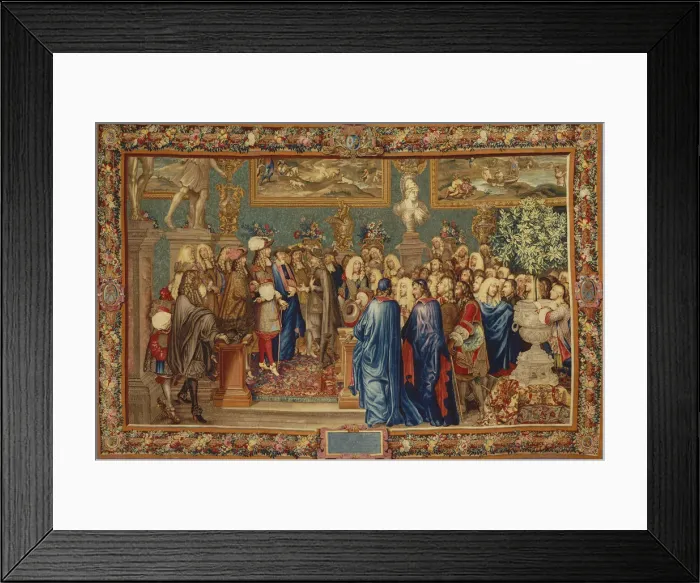 Framed Print : An audience granted by Louis XIV to the Count of Fuentes…at the Louvre, 24th March 1662 Framed Print : An audience granted by Louis XIV to the Count of Fuentes…at the Louvre, 24th March 1662