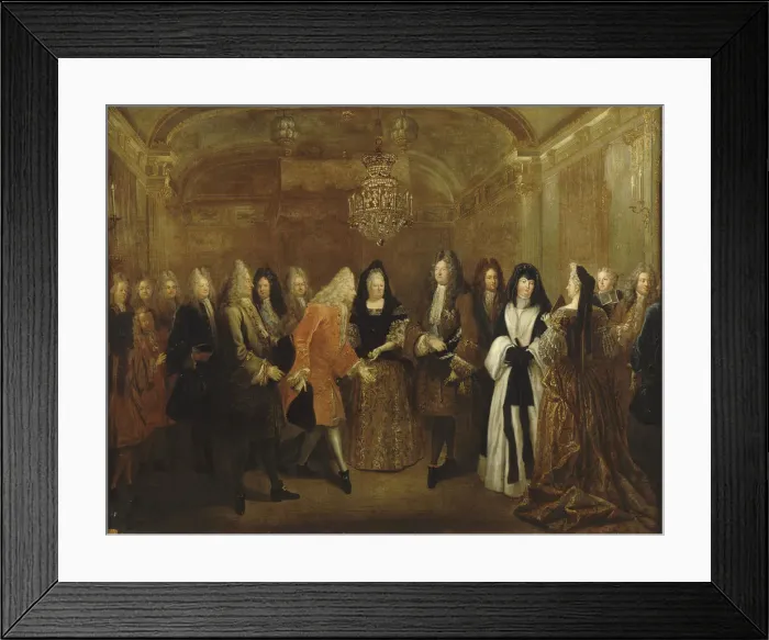 Framed Print : Louis XIV receives Prince August, the future King of Poland and Elector of Saxony, ca 1714 Framed Print : Louis XIV receives Prince August, the future King of Poland and Elector of Saxony, ca 1714