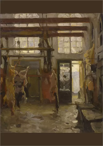 Slaughterhouse, 1890. Creator: Tholen, Willem Bastiaan (1860-1931)