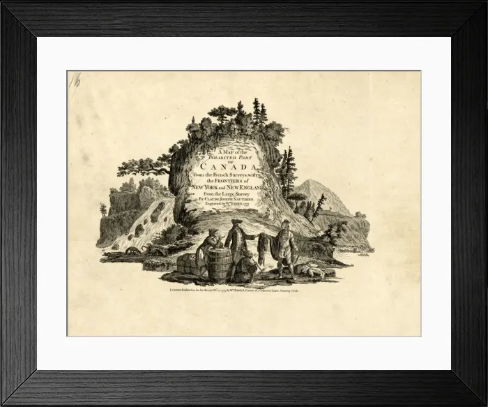Framed Print : Indians in the Fur Trade in Canada, 1777. Creator: Faden, William (1749-1836) Framed Print : Indians in the Fur Trade in Canada, 1777. Creator: Faden, William (1749-1836)