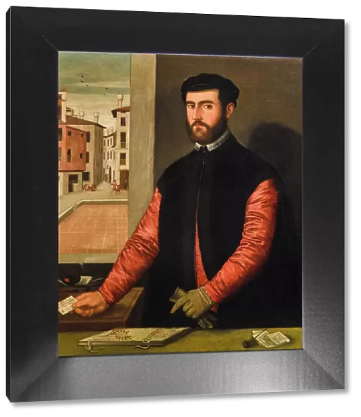 Self-Portrait, 1552. Creator: Badile, Antonio (1518-1560)