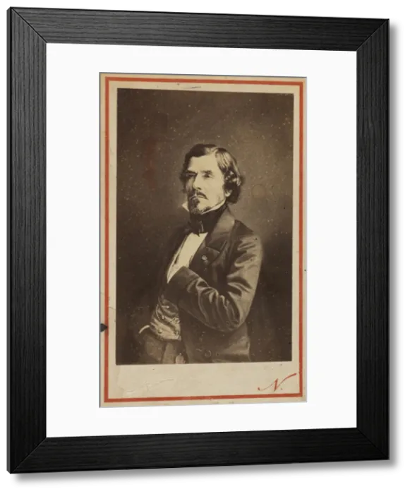 Framed Print : Portrait of Eugene Delacroix (1798-1863), 1858. Creator: Nadar, Gaspard-Felix (1820-1910) Framed Print : Portrait of Eugene Delacroix (1798-1863), 1858. Creator: Nadar, Gaspard-Felix (1820-1910)
