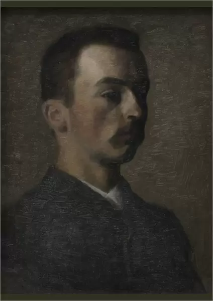Self-Portrait, 1890. Creator: Hammershoi, Vilhelm (1864-1916)