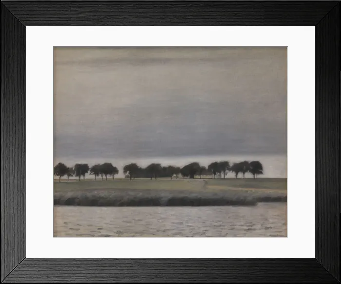 Framed Print : Forstudie til Solregn. Gentofte So, 1903. Creator: Hammershoi Framed Print : Forstudie til Solregn. Gentofte So, 1903. Creator: Hammershoi