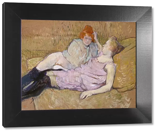 The Sofa, ca. 1894-96. Creator: Henri de Toulouse-Lautrec