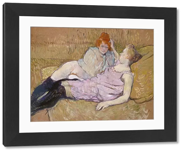 The Sofa, ca. 1894-96. Creator: Henri de Toulouse-Lautrec
