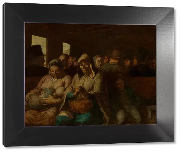 The Third-Class Carriage, ca. 1862-64. Creator: Honore Daumier