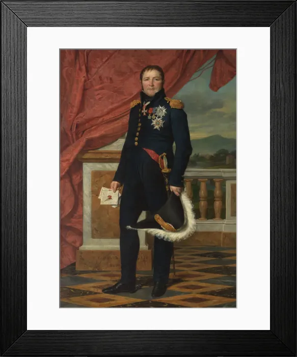 Framed Print : General Etienne-Maurice Gerard (1773-1852), 1816. Creator: Jacques-Louis David Framed Print : General Etienne-Maurice Gerard (1773-1852), 1816. Creator: Jacques-Louis David