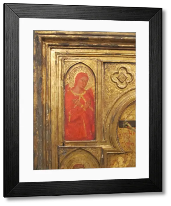 Framed Print : Six Angels, ca. 1365. Creator: Jacopo di Cione Framed Print : Six Angels, ca. 1365. Creator: Jacopo di Cione