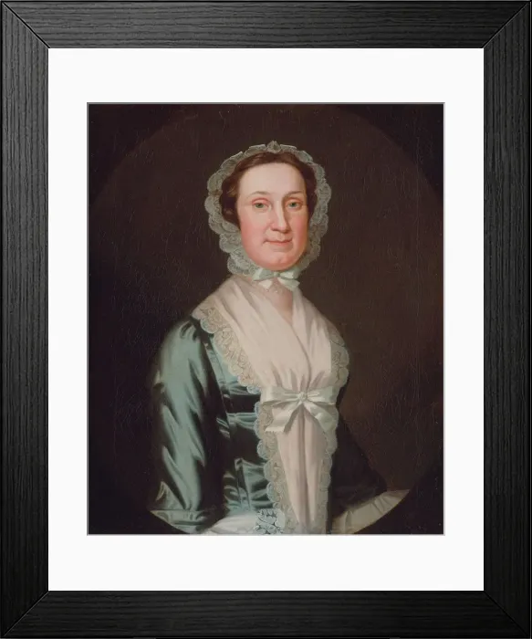 Framed Print : Mrs. Joseph Reade, ca. 1749-52. Creator: John Wollaston Framed Print : Mrs. Joseph Reade, ca. 1749-52. Creator: John Wollaston